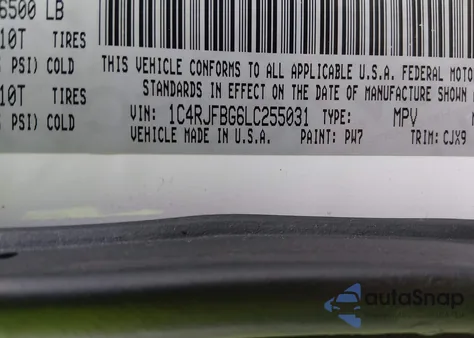 2020 Jeep Grand Cherokee Limited 4X4 z USA, uszkodzony, nr VIN 1C4RJFBG6LC255031